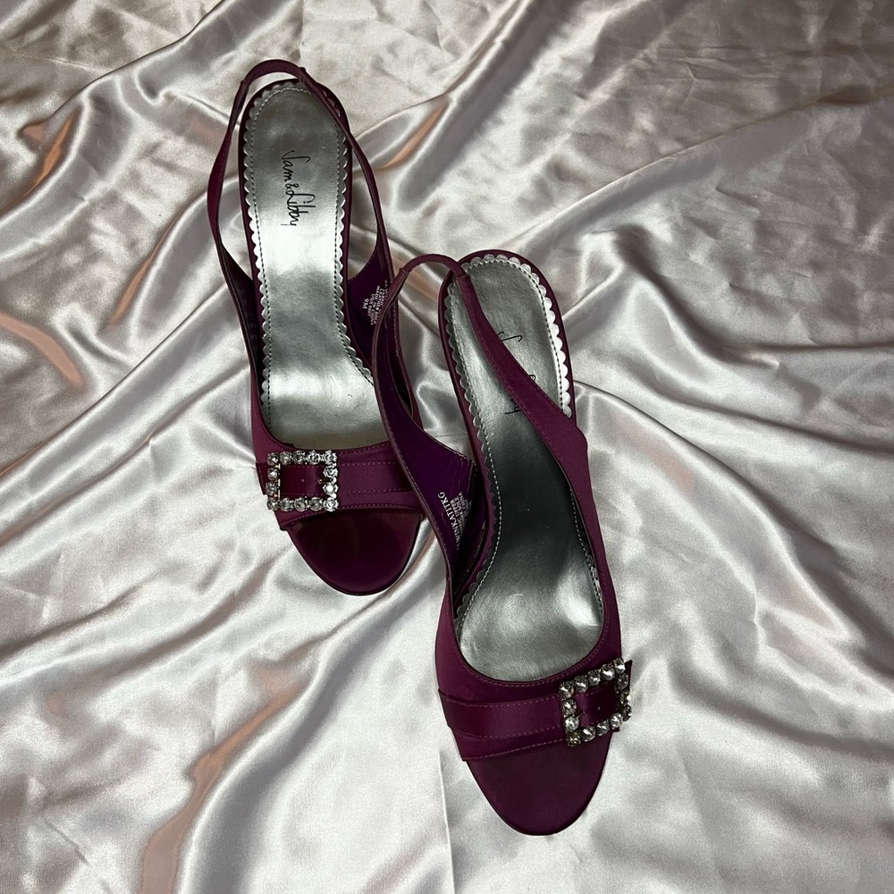 Sam&Libby | Slingback Rhinestone Pumps